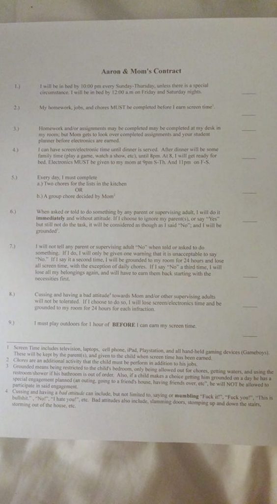 Mom Writes A Letter To Punish Her Entitled Son And It's Going Viral