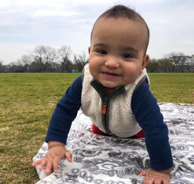 Dad hilariously loses battle against triplets when they raid the fridge