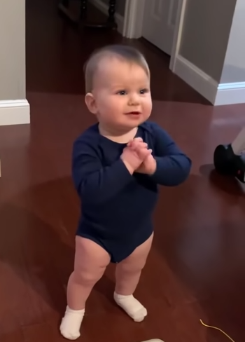 Baby Girl Has Adorably Intense Conversation With Daddy