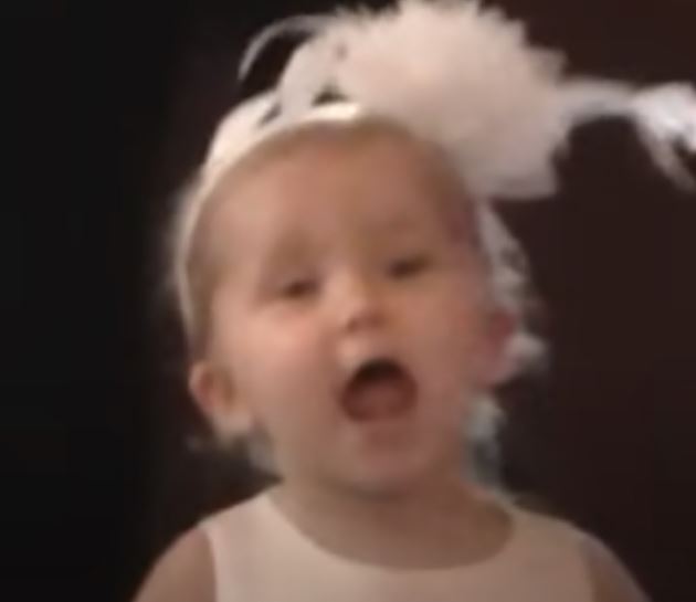 Tiny flower girl goes viral for her hilarious wedding entrance