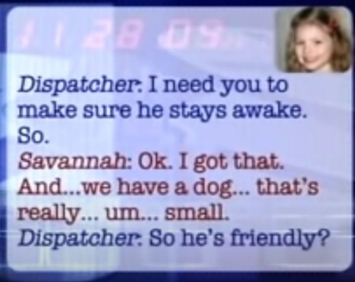 5 Year Old Saves Dad’s Life With 911 But Her Hilarious Commentary Has Dispatchers Doubled Up